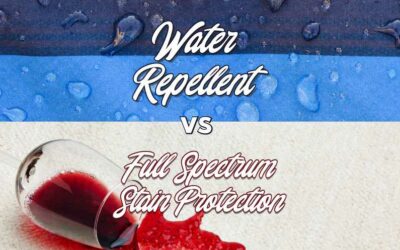 Water Repellent vs Full Spectrum Stain Protection